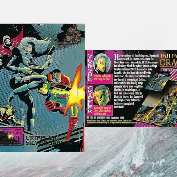 1994 Marvel Trading Cards - Fall From Grace Full Set of 9 - Picture 7 of 11